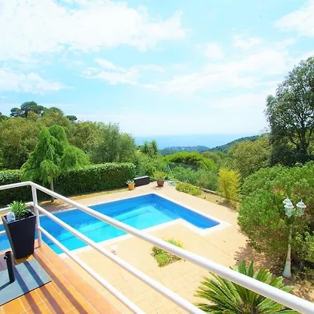 V&v Lloret-villa Margarita Preciosa Para 9pax Con Preciosas Vistas Al Mar Y Piscina Privada Con Gran Jardin * Lloret de Mar