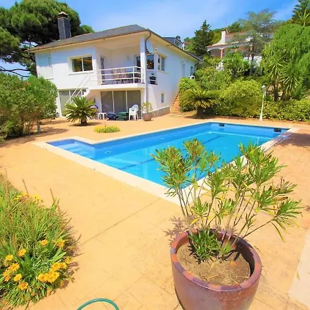 V&v Lloret-villa Margarita Preciosa Para 9pax Con Preciosas Vistas Al Mar Y Piscina Privada Con Gran Jardin * Lloret de Mar